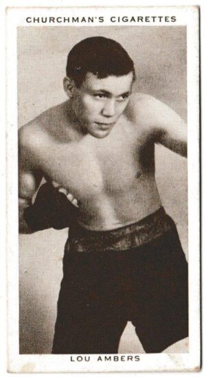 Churchman (W.A. & A.C) - 'Boxing Personalities' (1938) - Card #1 - Lou Ambers
