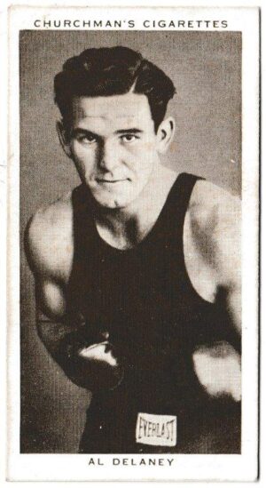 Churchman (W.A. & A.C) - 'Boxing Personalities' (1938) - Card #11 - Al Delaney
