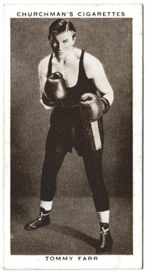 Churchman (W.A. & A.C) - 'Boxing Personalities' (1938) - Card #15 - Tommy Farr