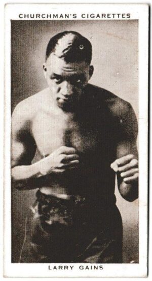 Churchman (W.A. & A.C) - 'Boxing Personalities' (1938) - Card #17 - Larry Gains