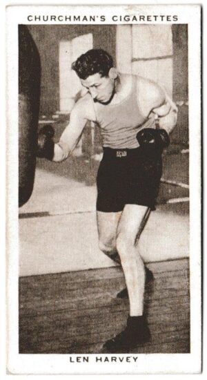 Churchman (W.A. & A.C) - 'Boxing Personalities' (1938) - Card #18 - Len Harvey