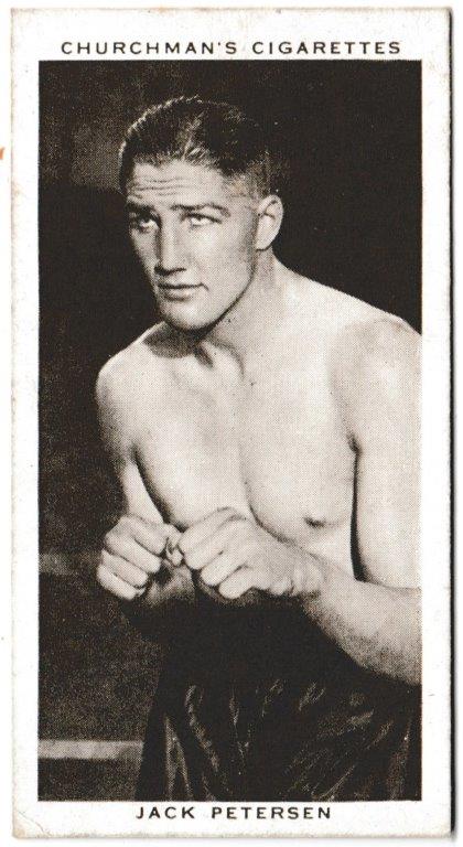 Churchman (W.A. & A.C) - 'Boxing Personalities' (1938) - Card #32 - Jack Peterson Churchman (W.A. & A.C) - 'Boxing Personalities' (1938) - Card #32 - Jack Peterson