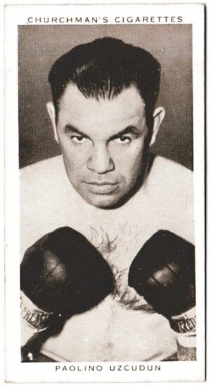 Churchman (W.A. & A.C) - 'Boxing Personalities' (1938) - Card #36 - Paolino Uzcudun