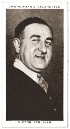 Churchman (W.A. & A.C) - 'Boxing Personalities' (1938) - Card #44 - Victor Berliner