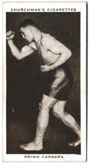 Churchman (W.A. & A.C) - 'Boxing Personalities' (1938) - Card #7 - Primo Carnera
