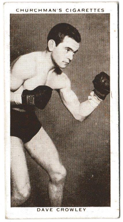 Churchman (W.A. & A.C) - 'Boxing Personalities' (1938) - Card #9 - Dave Crowley Churchman (W.A. & A.C) - 'Boxing Personalities' (1938) - Card #9 - Dave Crowley