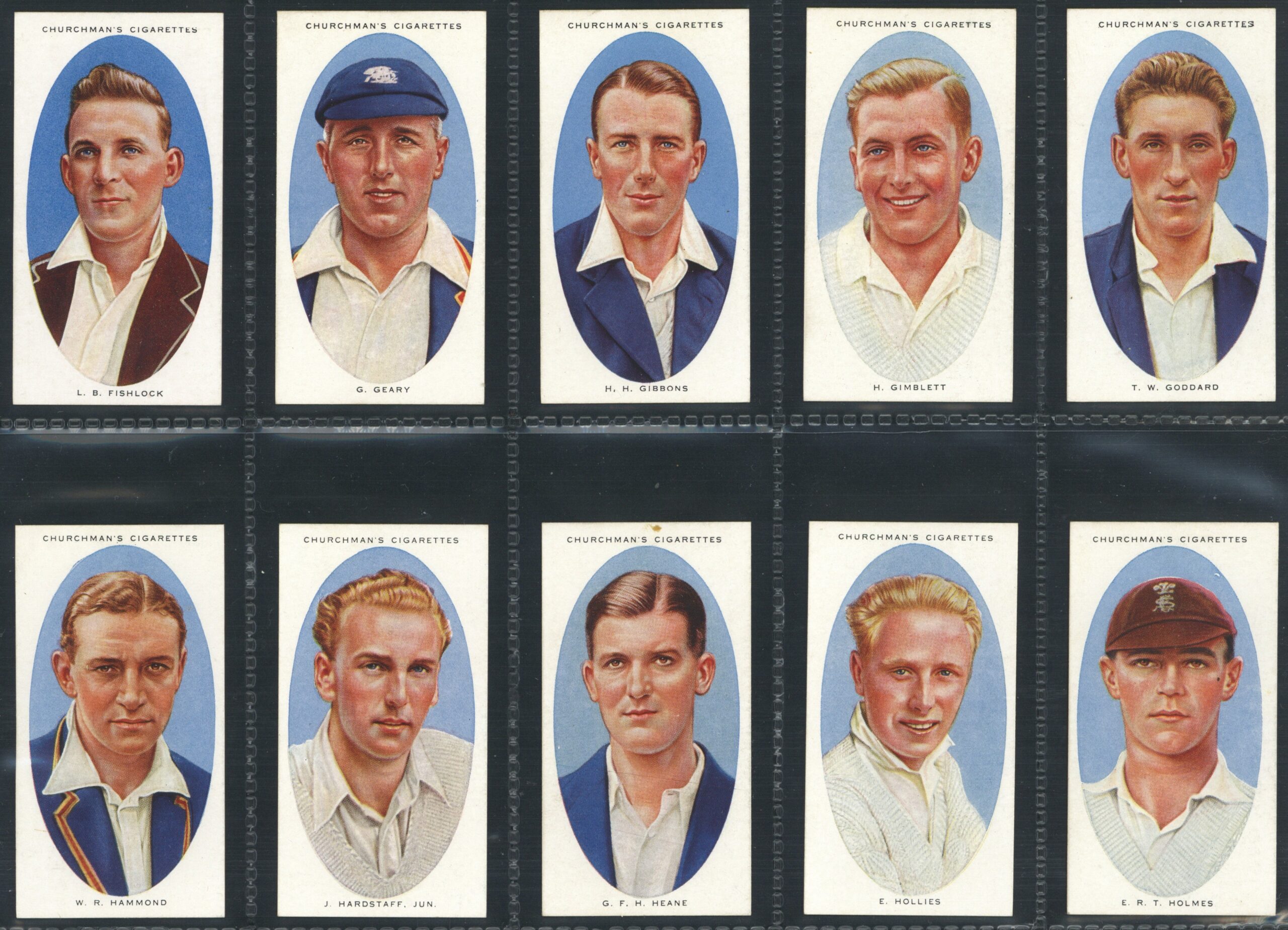 Churchman - 'Cricketers' (1936) - Complete Set Churchman - 'Cricketers' (1936) - Complete Set