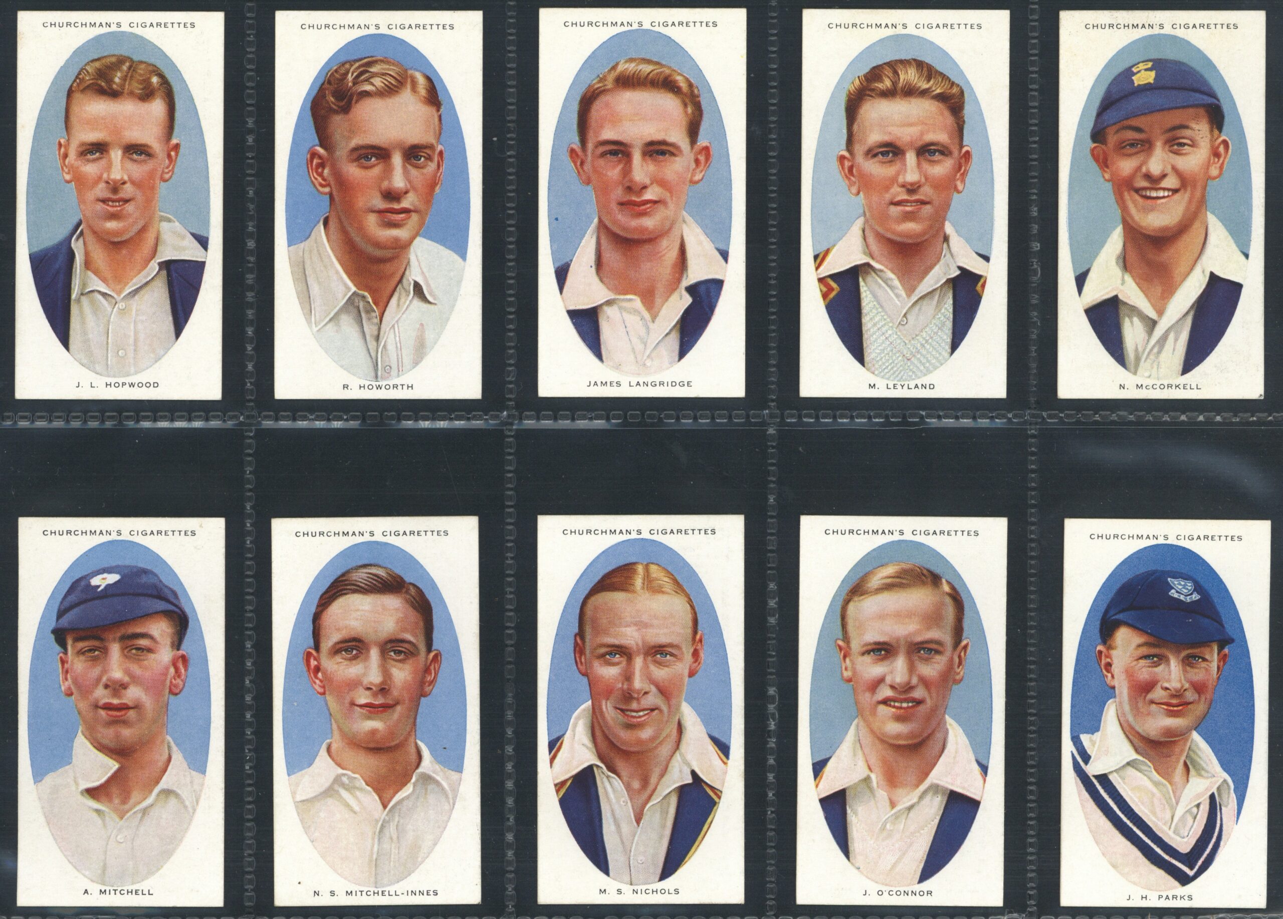 Churchman - 'Cricketers' (1936) - Complete Set Churchman - 'Cricketers' (1936) - Complete Set