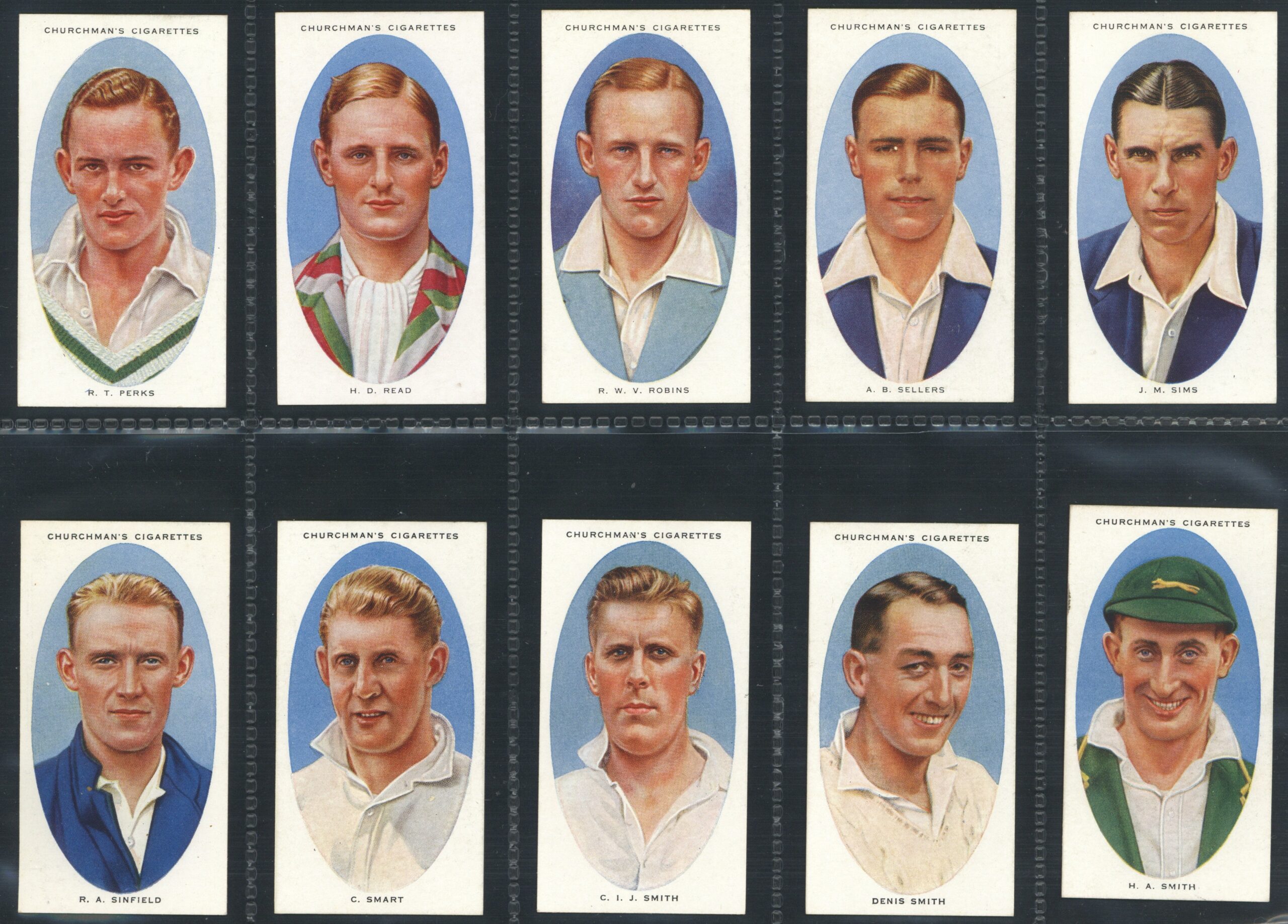 Churchman - 'Cricketers' (1936) - Complete Set Churchman - 'Cricketers' (1936) - Complete Set