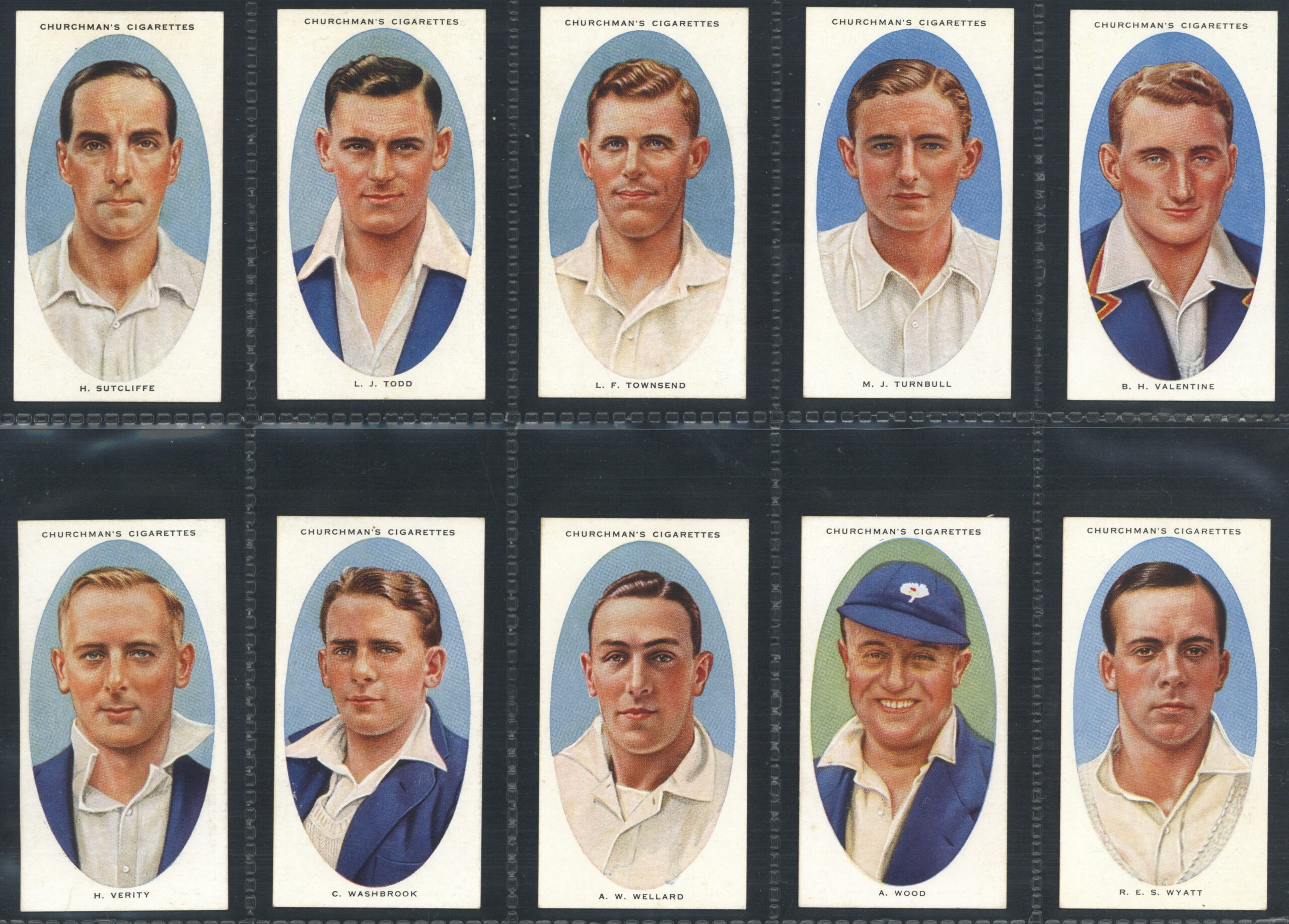 Churchman - 'Cricketers' (1936) - Complete Set Churchman - 'Cricketers' (1936) - Complete Set