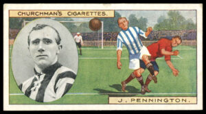 Churchman - 'Footballers' - J. Pennington (West Brom) (1914)