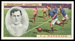 Churchman - 'Footballers' - V.J. Woodward (Chelsea) (1914)