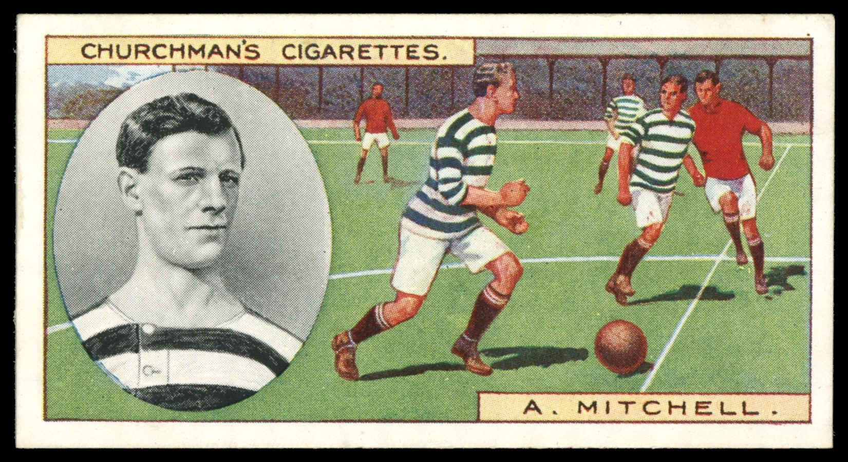 Churchman - 'Footballers' - A. Mitchell (Queen's Park Rangers) (1914) Churchman - 'Footballers' - A. Mitchell (Queen's Park Rangers) (1914)