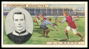 Churchman - 'Footballers' - J.V. Bache (Aston Villa) (1914)