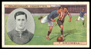 Churchman - 'Footballers' - T. Browell (Manchester City) (1914)