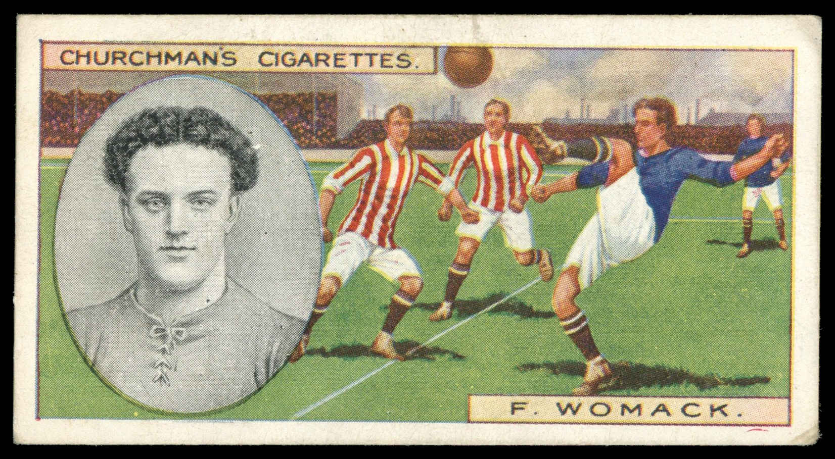 Churchman - 'Footballers' - Francis Womack (Birmingham) (1914) Churchman - 'Footballers' - Francis Womack (Birmingham) (1914)