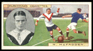 Churchman - 'Footballers' - R. McFadden (Clapton Orient) (1914)