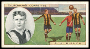 Churchman - 'Footballers' - Alfred Bishop (Wolverhampton Wanderers) (1914) Churchman - 'Footballers' - Alfred Bishop (Wolverhampton Wanderers) (1914)