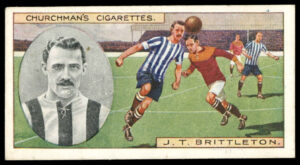 Churchman - 'Footballers' - J.T. Brittleton (Sheffield Weds) (1914)