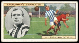 Churchman - 'Footballers' (1914) - J. Pennington (West Brom)