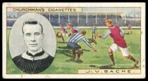 Churchman - 'Footballers' (1914) - J.V. Bache (Aston Villa)