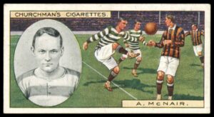 Churchman - 'Footballers' (1914) - A. McNair (Glasgow Celtic)