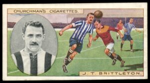 Churchman - 'Footballers' (1914) - J.T. Brittleton (Sheffield Weds)