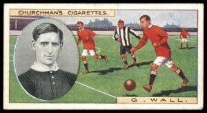 Churchman - 'Footballers' (1914) - G. Wall (Manchester United)