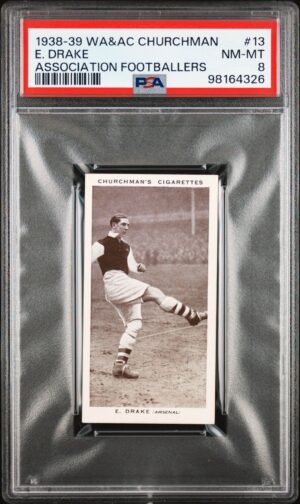 Churchman - Association Footballers - E. Drake (Arsenal) **PSA8**