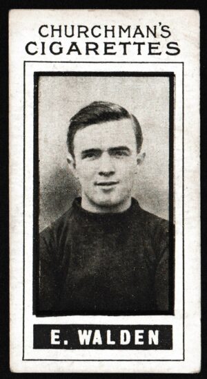 Churchman - 'Footballers (Photogravure)' (1913) - E. Walden (Tottenham)