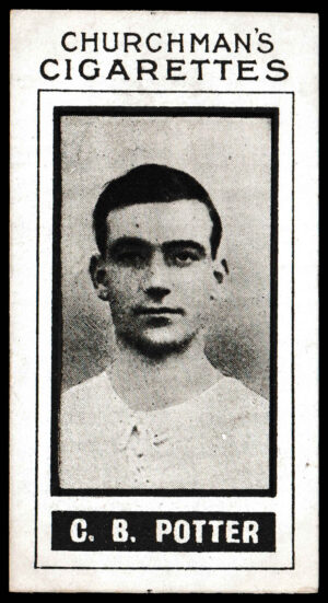 Churchman - 'Footballers (Photogravure)' (1913) #1 - C.B. Potter (Norwich City)