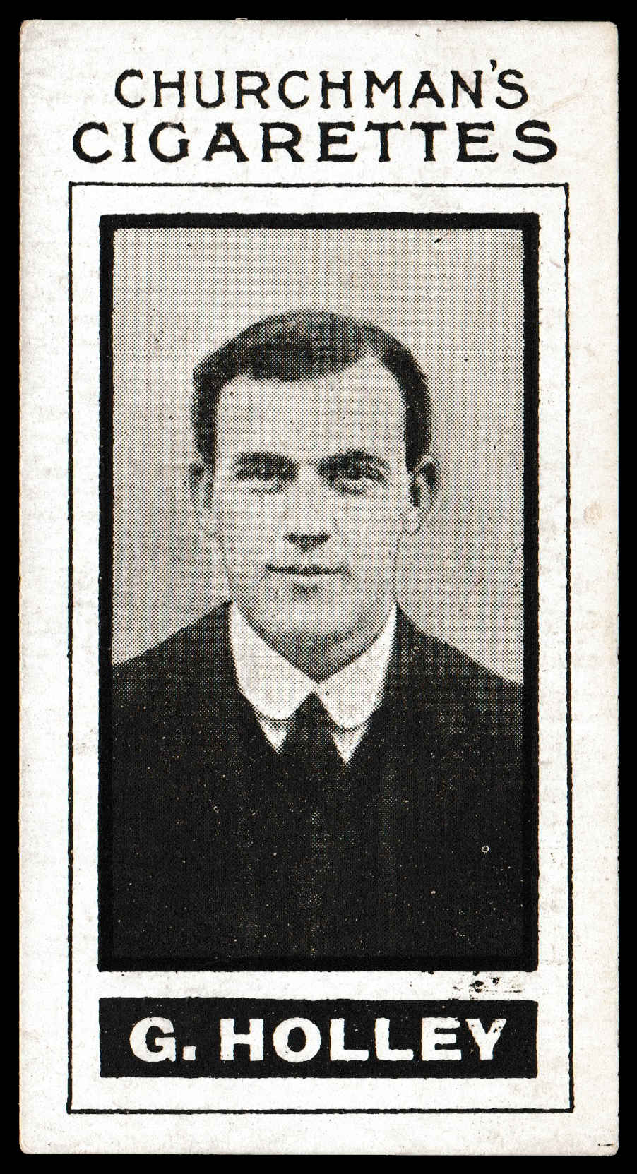 Churchman - 'Footballers (Photogravure)' (1913) #10 - G. Holley (Sunderland) Churchman - 'Footballers (Photogravure)' (1913) #10 - G. Holley (Sunderland)