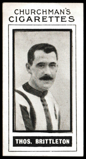 Churchman - 'Footballers (Photogravure)' (1913) #12 - Thos. Brittleton (Sheffield Weds)
