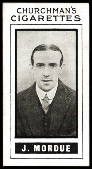 Churchman - 'Footballers (Photogravure)' (1913) #15 - J. Mordue (Sunderland)