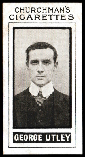 Churchman - 'Footballers (Photogravure)' (1913) #19 - George Utley (Sheffield Utd) Churchman - 'Footballers (Photogravure)' (1913) #19 - George Utley (Sheffield Utd)