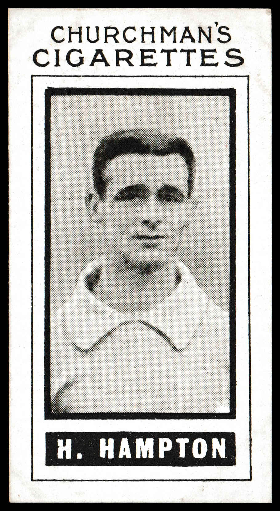 Churchman - 'Footballers (Photogravure)' (1913) #25 - H. Hampton (Aston Villa) Churchman - 'Footballers (Photogravure)' (1913) #25 - H. Hampton (Aston Villa)