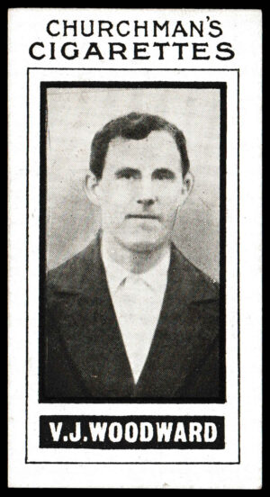 Churchman - 'Footballers (Photogravure)' (1913) #27 - V.J. Woodward (Chelsea)