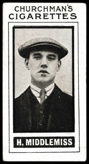 Churchman - 'Footballers (Photogravure)' (1913) #50 - H. Middlemiss (Spurs)