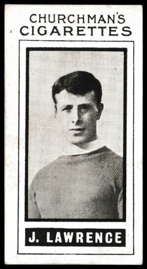 Churchman - 'Footballers (Photogravure)' (1913) #8 - J. Lawrence (Newcastle)
