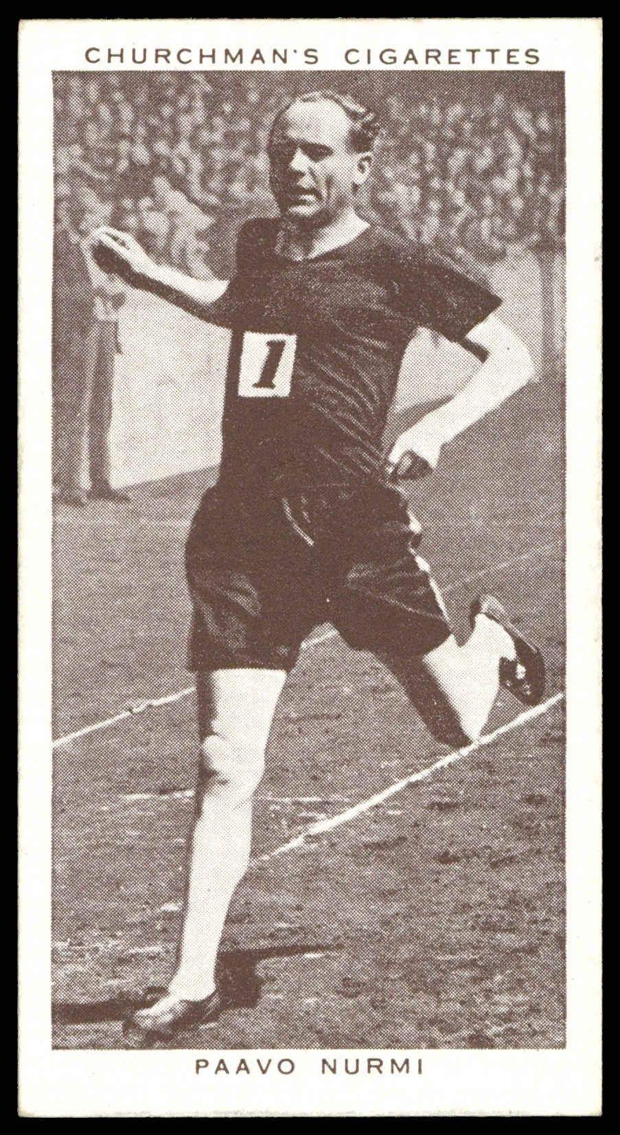 Churchman - 'Kings of Speed' (1939) - #44 - Paavo Nurmi (Running) Churchman - 'Kings of Speed' (1939) - #44 - Paavo Nurmi (Running)