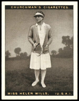 Churchman - 'Lawn Tennis (Large)' (1928) - Miss Helen Wills (U.S.A.)