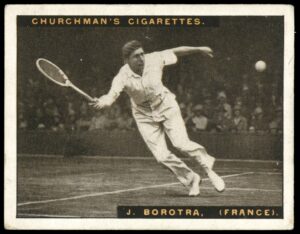 Churchman - 'Lawn Tennis (Large)' (1928) - J. Borotra (France)
