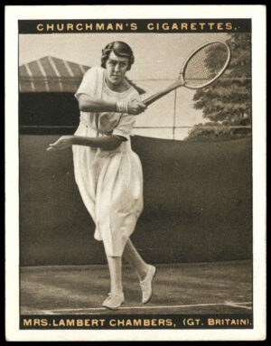 Churchman - 'Lawn Tennis (Large)' (1928) - Mrs Lambert Chambers (Gt. Britain)