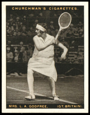 Churchman - 'Lawn Tennis (Large)' (1928) - Mrs. L.A. Godfree (Gt. Britain)
