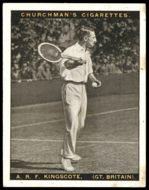 Churchman - 'Lawn Tennis (Large)' (1928) - A.R.F. Kingscote (Gt. Britain)