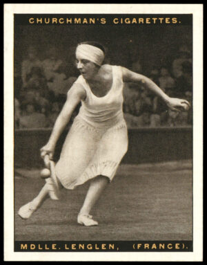 Churchman - 'Lawn Tennis (Large)' (1928) - Mdlle. Lenglen (France)