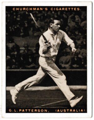 Churchman (W.A. & A.C) - 'Lawn Tennis (Large)' (1928) - Card #10 - G.L. Patterson (Australia)