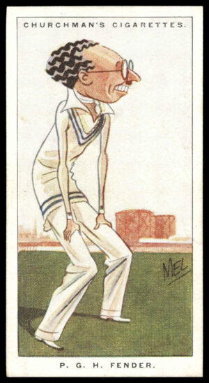 Churchman - 'Men of the Moment in Sport' (1928) - #18 - P.G.H. Fender (Cricket)