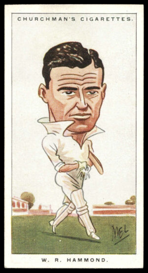 Churchman - 'Men of the Moment in Sport' (1928) - #19 - W.R. Hammond (Gloucestershire)