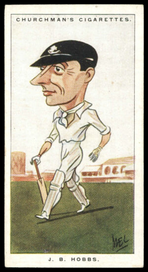 Churchman - 'Men of the Moment in Sport' (1928) - #20 - J.B. Hobbs (Surrey) Churchman - 'Men of the Moment in Sport' (1928) - #20 - J.B. Hobbs (Surrey)